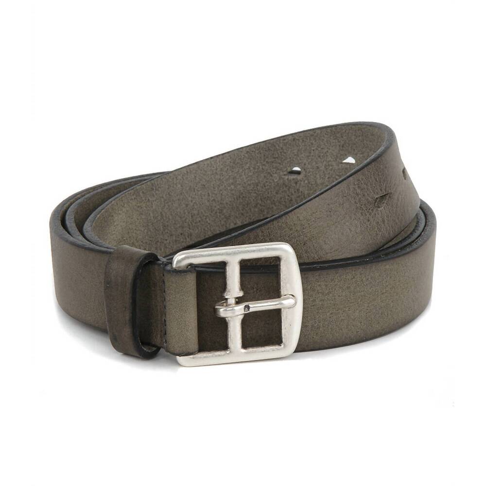 NEW HARTFORD men's leather austin belt in khaki